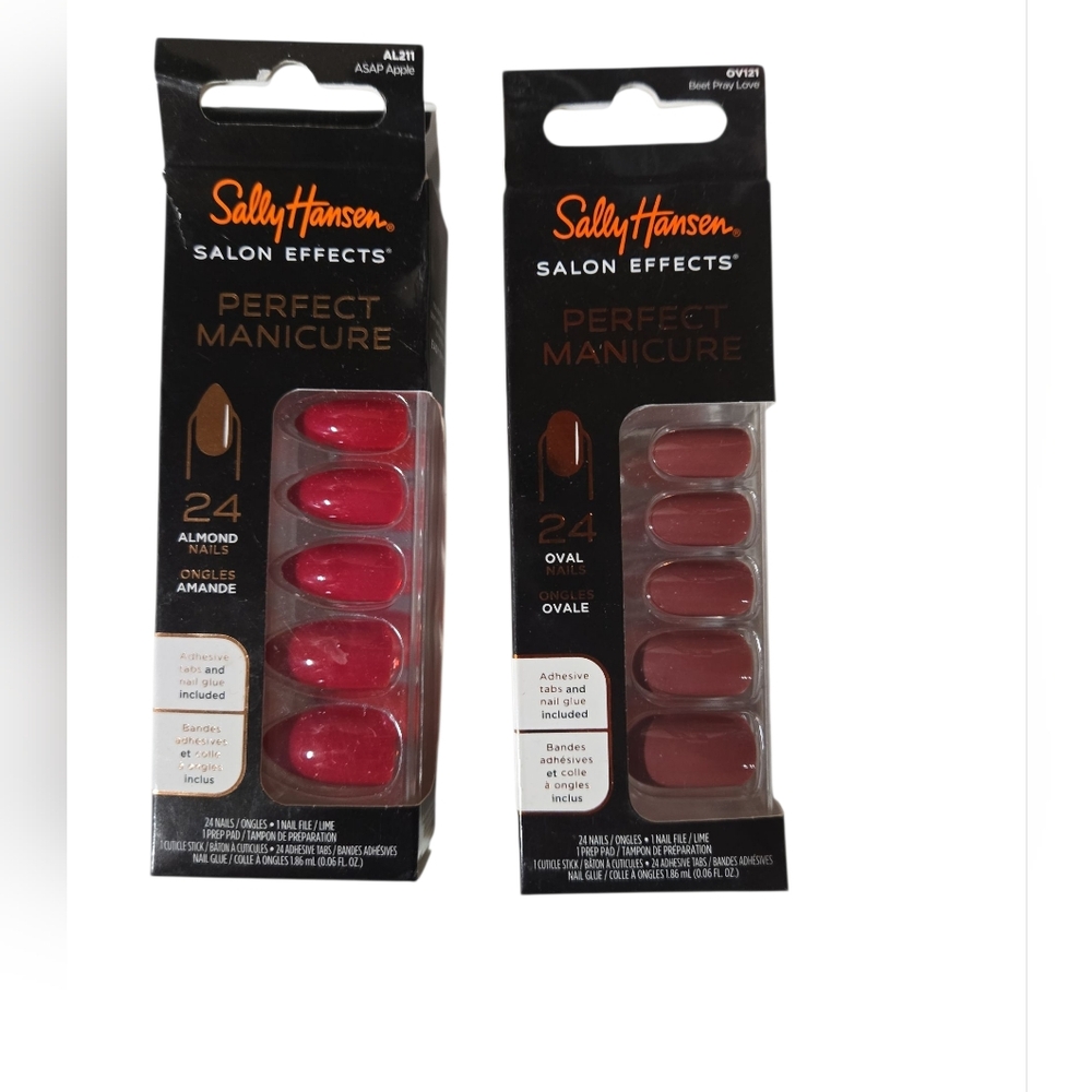 Sally Hansen Perfect Manicure Nail Strips ASAP Apple, Beet Pray Love